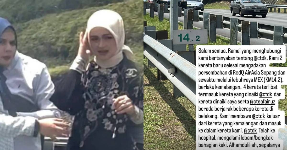 Datuk Seri Siti Nurhaliza Terlibat Kemalangan Di Lebuhraya MEX, Dikejarkan Ke Hospital