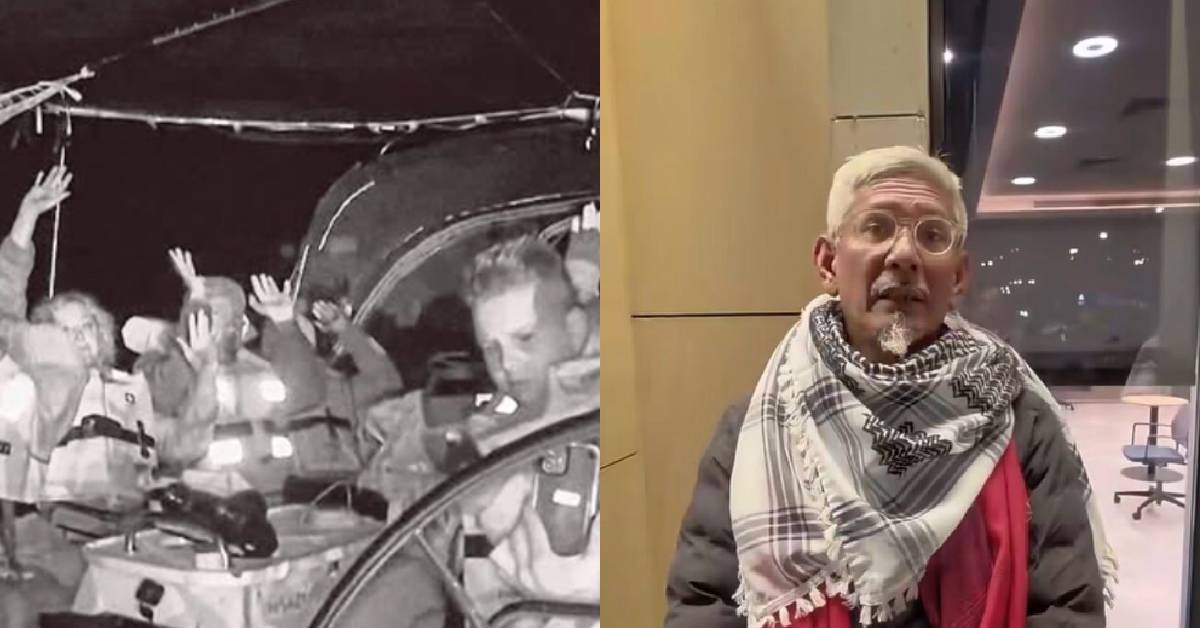 “Kami Tidak Pulang Ke Kuala Lumpur Tetapi…” – Tak Serik Meskipun Ditangkap Rejim Haram, Zainal Rashid Teruskan Pelayaran Ke Gaza