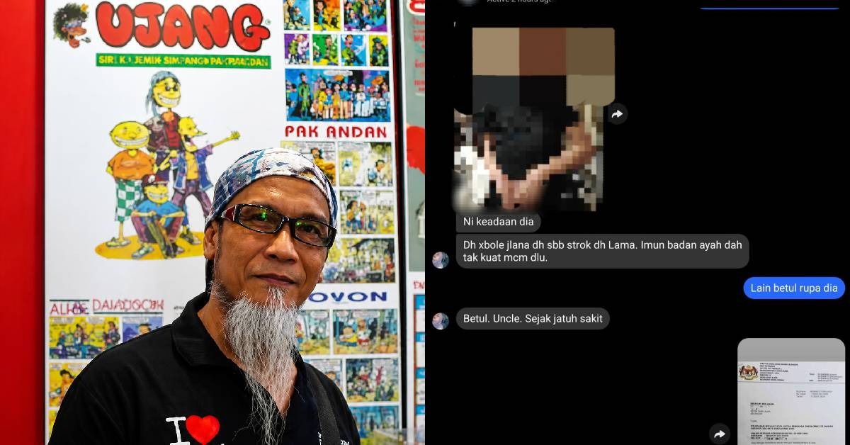 Kini Sakit Tenat, Kartunis Ujang Maafkan Individu Yang Pernah Dikaitkan Dengan konflik Hak Cipta Karya – “Saya Maafkan Semuanya”