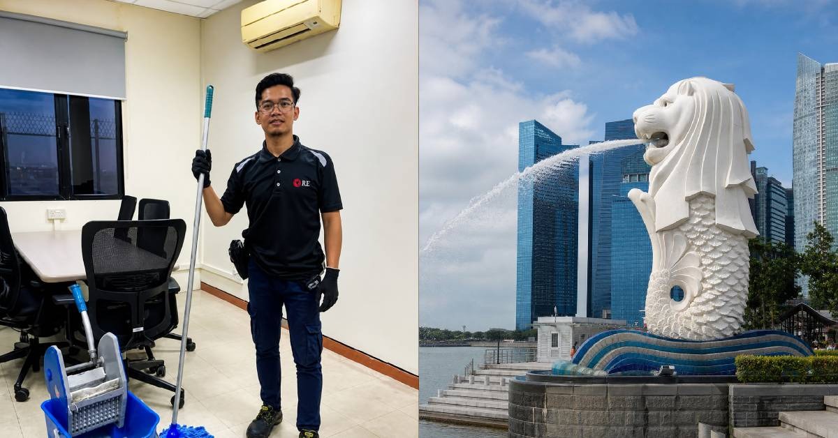 “Saya Tak Malu Langsung”  – Lelaki Malaysia Raih RM8K Sebagai Tukang Cuci Di Singapura, Anggap Kerjanya Satu Rezeki