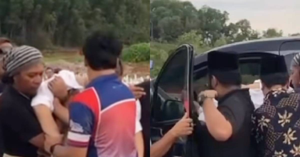 Datuk Afdlin Shauki Hampir Rebah, Dipapah Orang Ramai Ketika Pengebumian Jalil Hamid