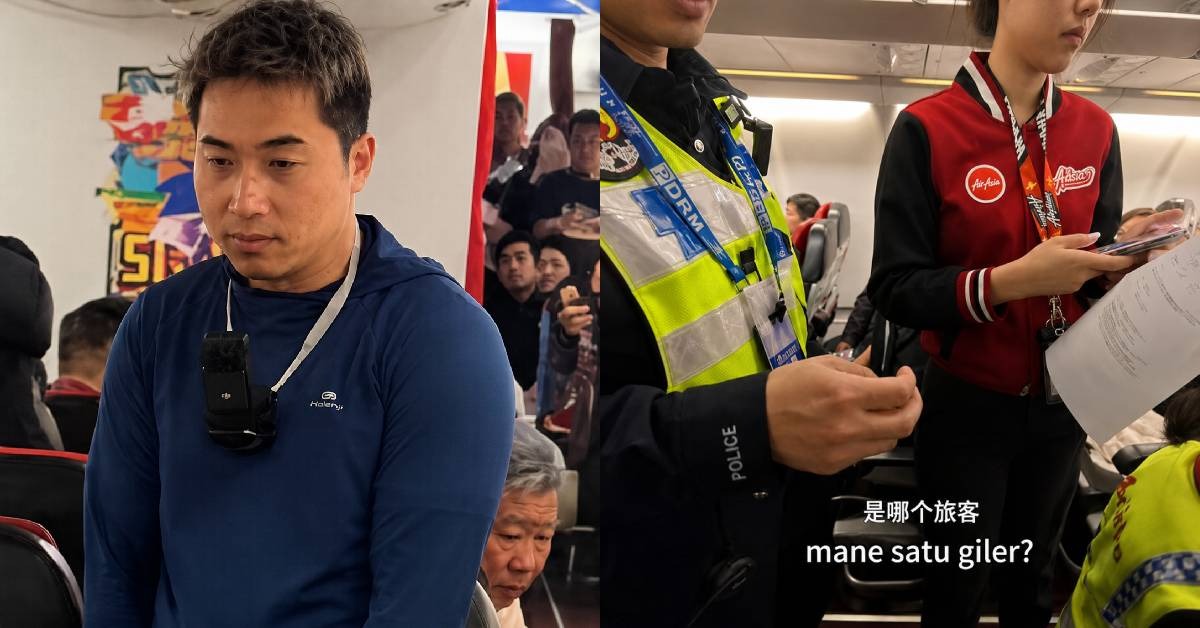 “Mana Satu Giler?” – Video POV ‘Brother Baju Biru’ Akhirnya Dikeluarkan, Netizen Terhibur Imbas Insiden Penumpang China Buat Kecoh