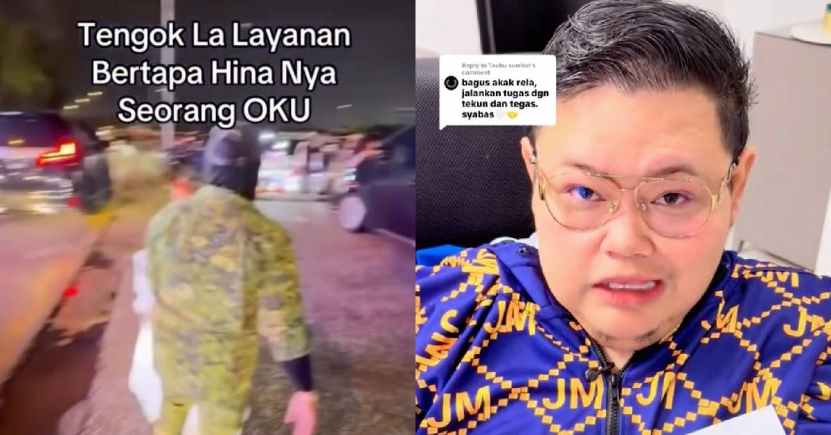 Dakwa Dilayan Dengan ‘Hina’ Oleh Anggota Rela Gara-Gara OKU , Abiejam Dikecam Netizen – “Akak Tu Cuma Buat Kerja”