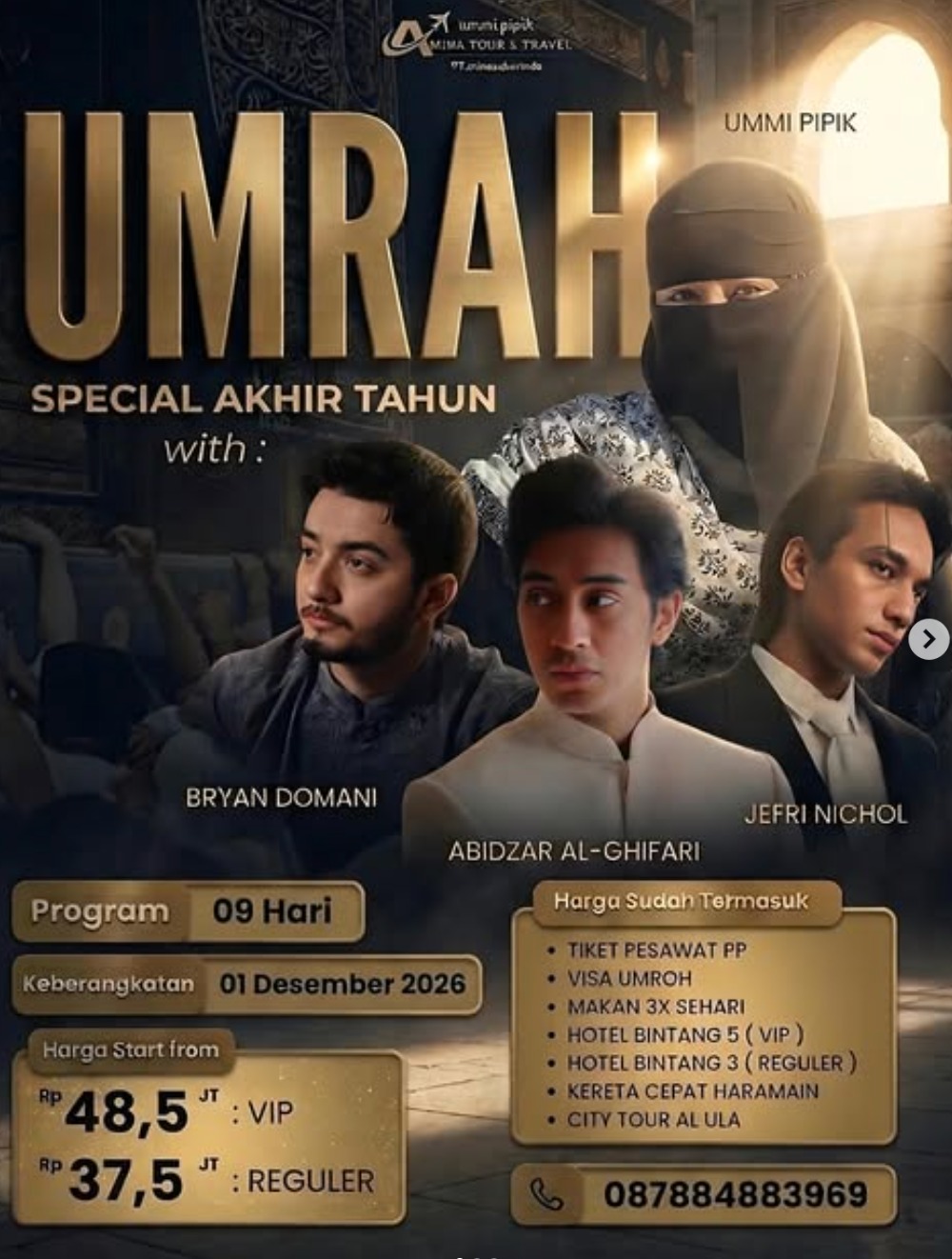 jefri nichol tunai umrah