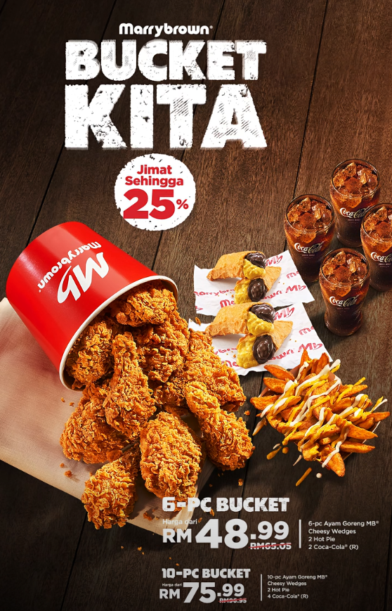 bucket kita marrybrown