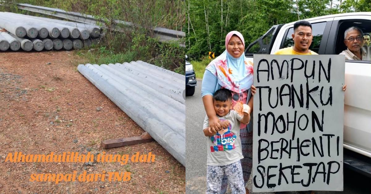 Sultan Pahang ‘Viral’ Baru Kerja Jalan, TNB Dedah Kenapa Isu Elektrik ‘Delay’ 13 Tahun – “Mereka Duduk Tanah Milik…”