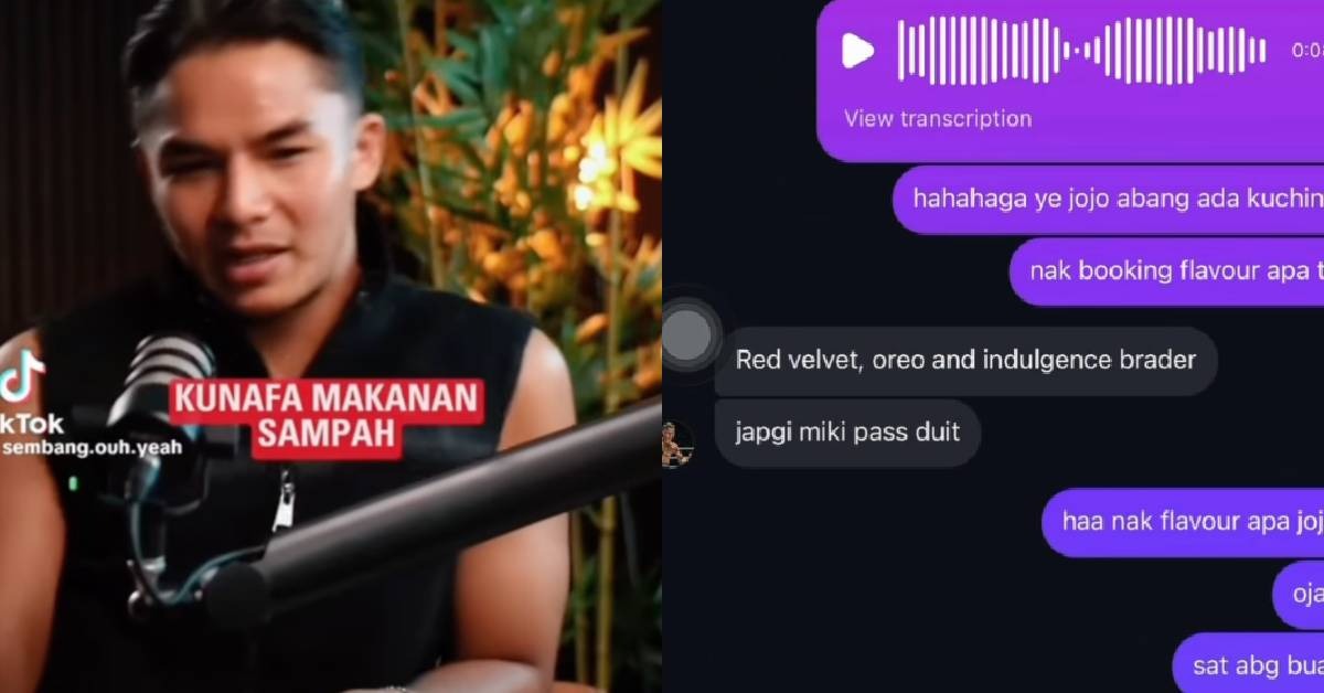 Jo Ghazali Kutuk Kunafa ‘Makanan Sampah’, Respon Ojen Aiwah Curi Tumpuan – “Salam ‘Free Of Charge'”