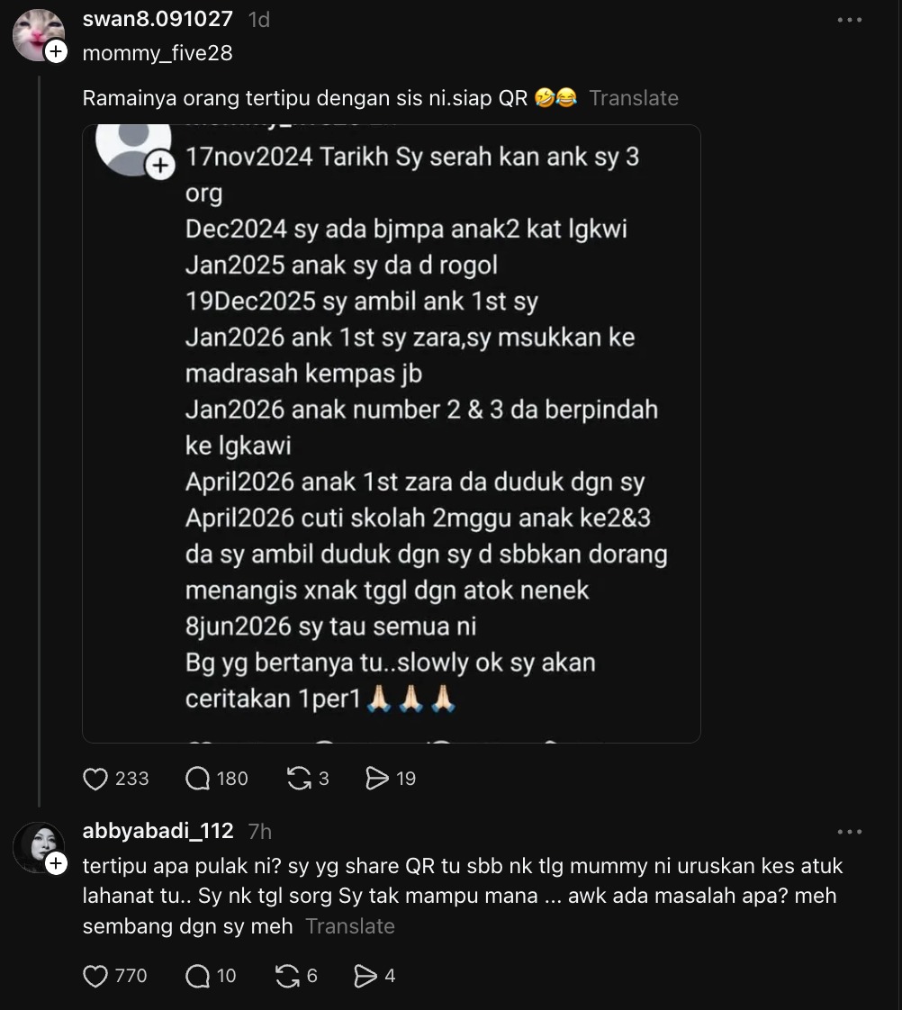 Abby Abadi Berang Dituduh Terlibat Penipuan, Tampil Pertahan Ibu Mangsa Rog*l Datuk Sendiri – “Awak Ada Masalah Apa?”