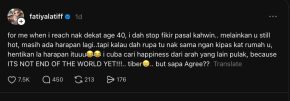 “Kalau Masih ‘Hot’, Cantik, Ada Harapan Lagi” – Fatiya Latiff Pilih Untuk Berhenti Dari Fikir Soal Jodoh