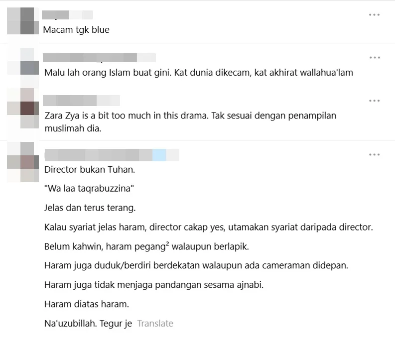 Jadi Penyondol Dalam Drama LDHJ, Zara Zya Teruk Dikecam Netizen  Babak Macam Tengok Blue'