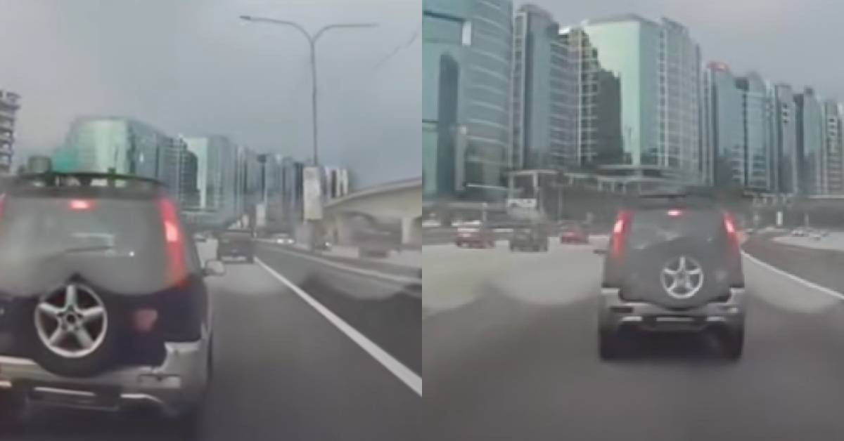 Polis Buru Pemandu Perodua Kembara Langgar Tiga Kenderaan Di Lebuhraya Persekutuan