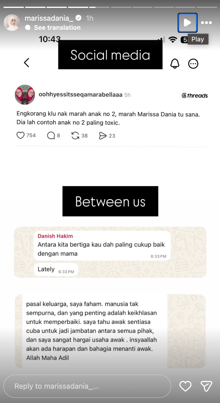 Marissa dania hakim