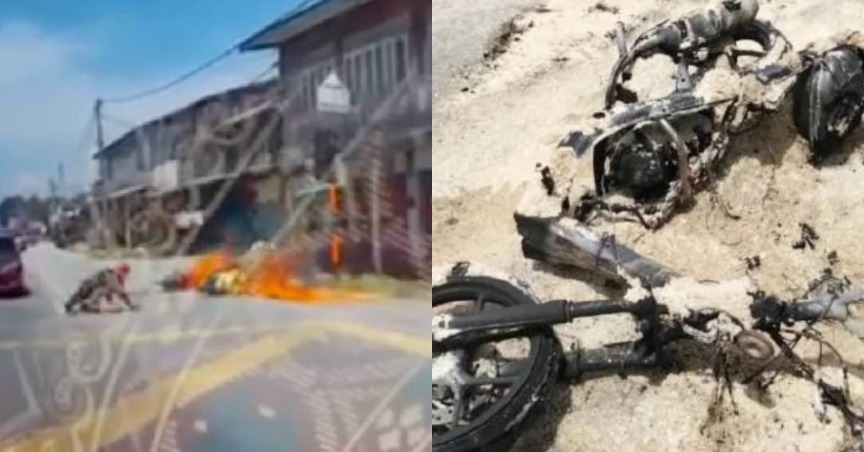Suami Reda Isteri Hamil Tujuh Bulan Dan Anak Melecur 60% Dilanggar Peserta RXZ – “Suspek ‘Tembor’ Larikan Diri”