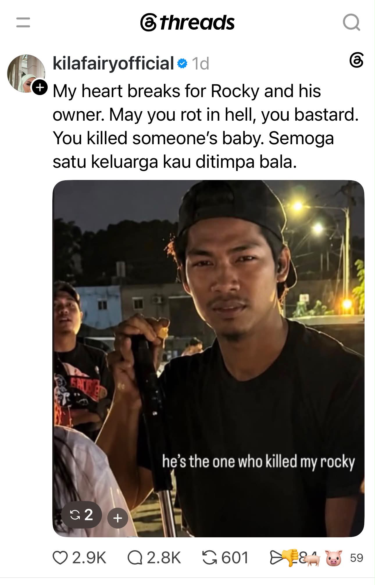Semoga Kau Mereput Dalam Neraka  Jinggo Tegur Kilafairy, Doa Buruk Terhadap Anggota PBT Undang Kr