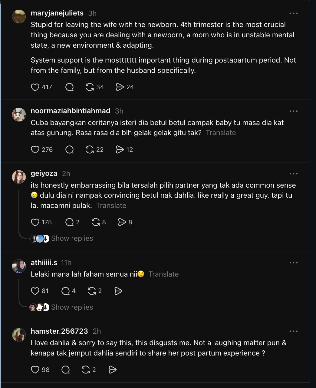 “Tinggal Bini Dengan Anak Baru Lahir, Kau Pergi Panjat Gunung” – Dahlia Jalani ‘Postpartum’ Tanpa Suami, Netizen Kecam Imran Aqil?