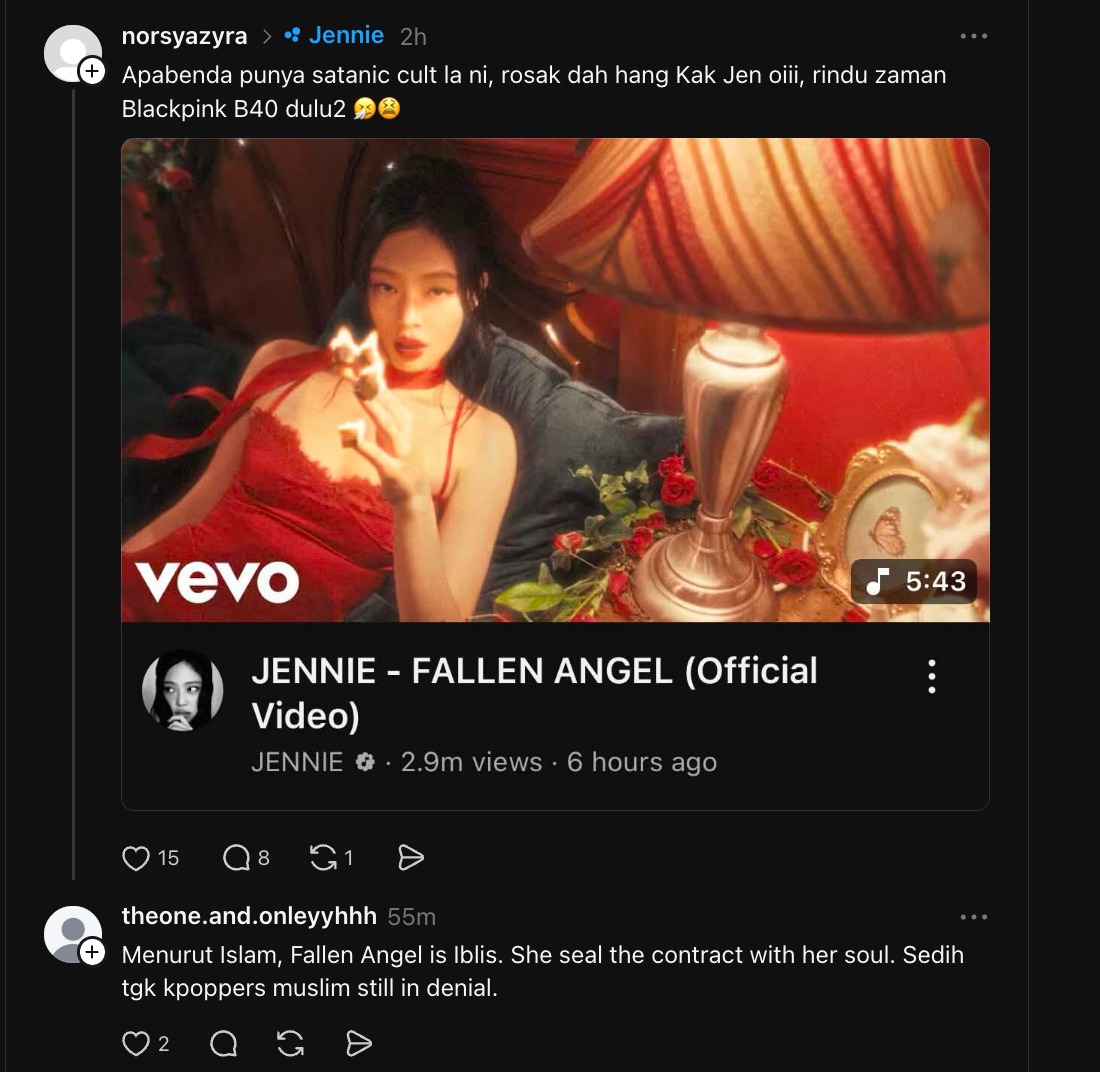MV ‘Fallen Angel’ Jennie BLACKPINK Dikecam, Didakwa Sarat Unsur Pemujaan Dan Satanic