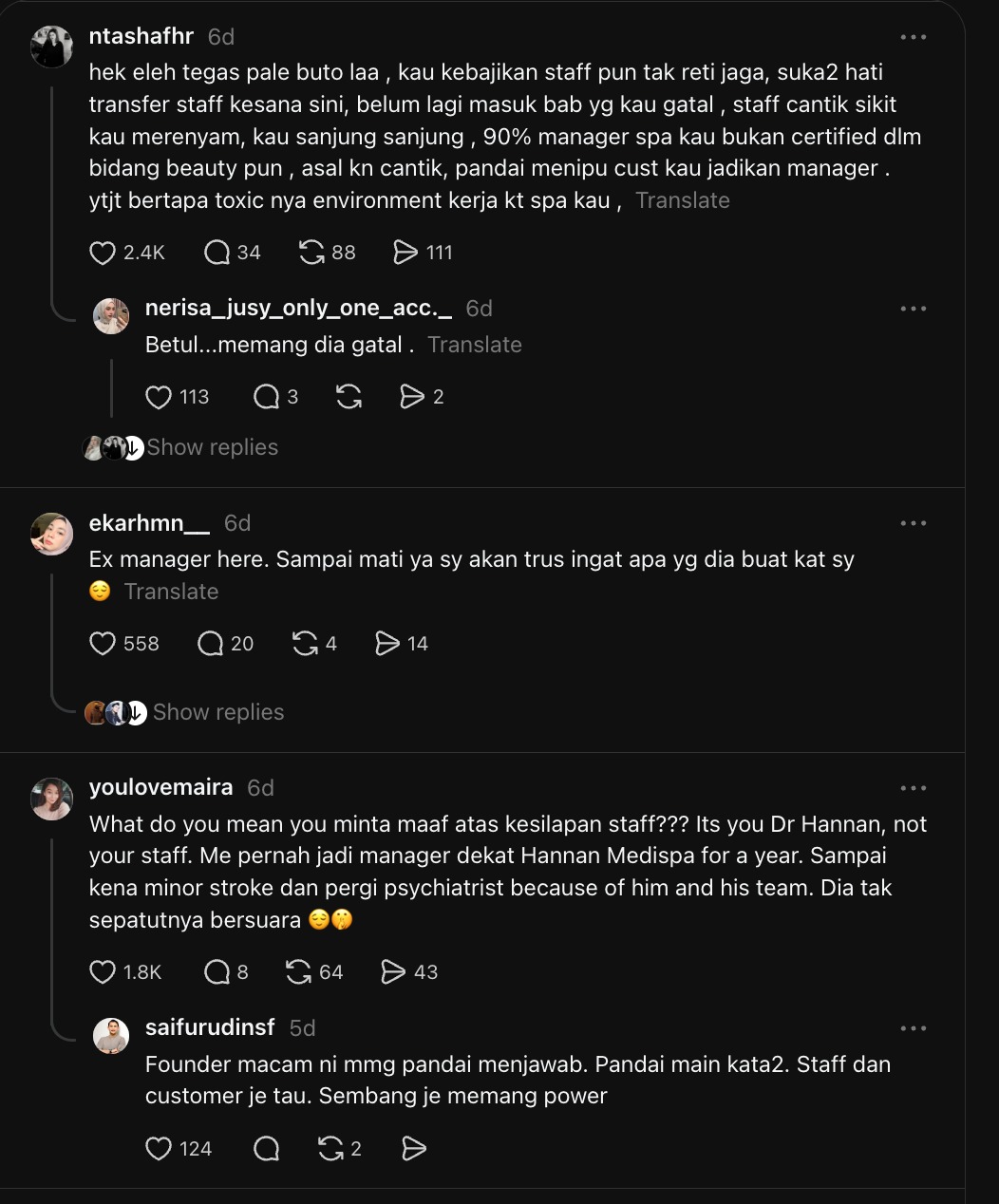 Saya Bukan Nak Backup Staff  Founder Spa Terkenal Nafi Menekan Pekerja Kejar Sale Sehingga 