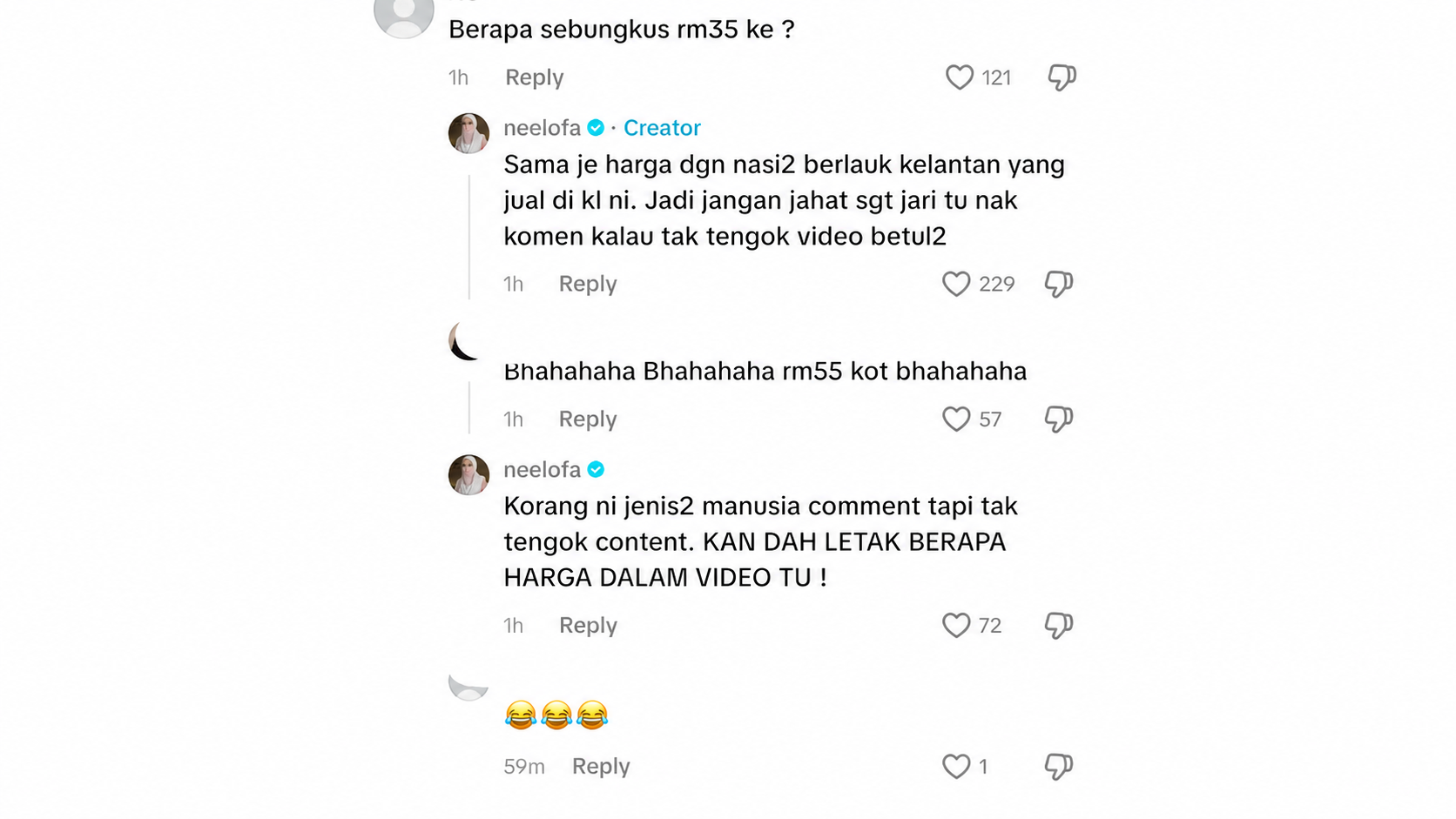 nasi bukuh neelofa