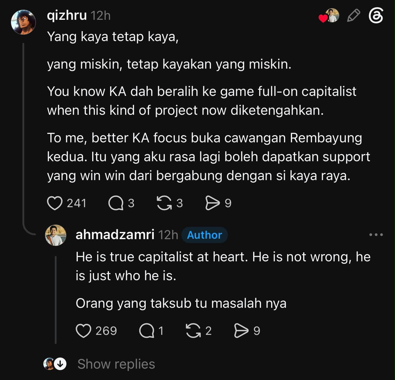Dia Memang Berjiwa True Kapitalis  Dituduh Berniaga Hanya Cari Untung, Khairul Aming Luah Rasa 