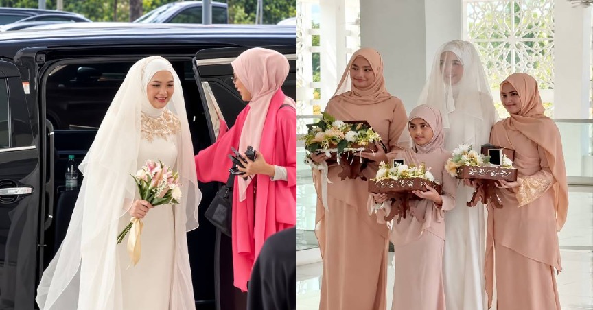 Selepas Setahun Bergelar Ibu Tunggal, Zahnita Wilson Kini Sah Isteri Farouk, Tiga Anak  Perempuan Turut Hadir