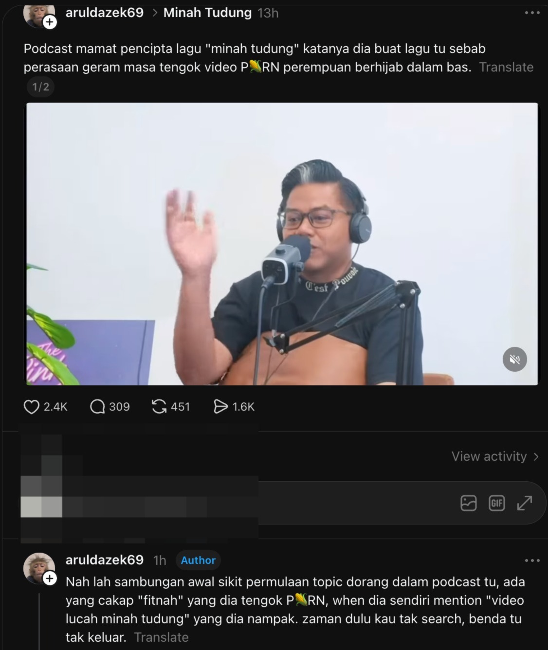 Pencipta Lagu ‘Minah Tudung’ Undang Kontroversi, Dedah Idea Datang Selepas Tengok Video ‘Luc*h Wanita Bertudung
